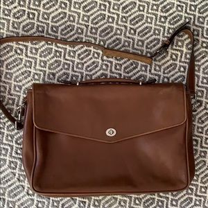 Unisex Coach Leather Briefcase